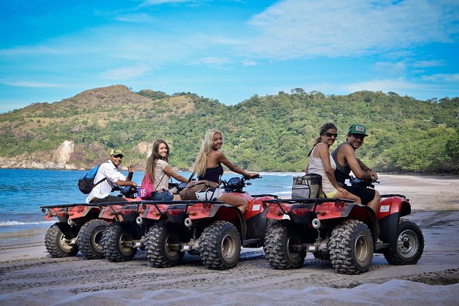 Guests on ATVs exploring Costa Rica's jungle trails