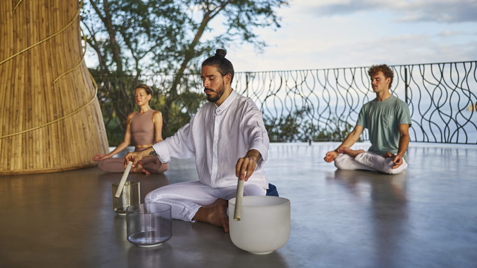 Private yoga session guided by a local Costa Rican instructor